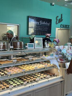 Assortment of cupcakes