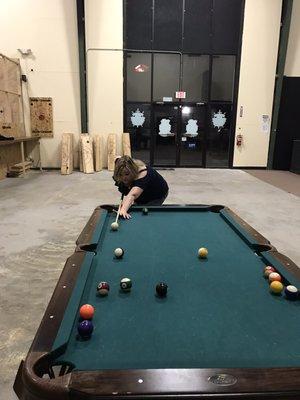 FREE POOL TABLE!