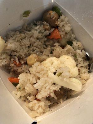 Vegetable fried rice