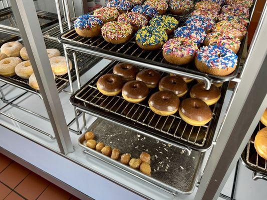 Sprinkles galore and donut holes