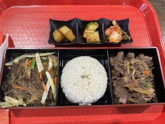 Bulgogi & Japchae combo