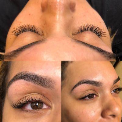 Eyelashes $25  Eyebrows Threading $8