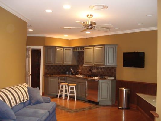 Resurfaced Kitchen Cabinets