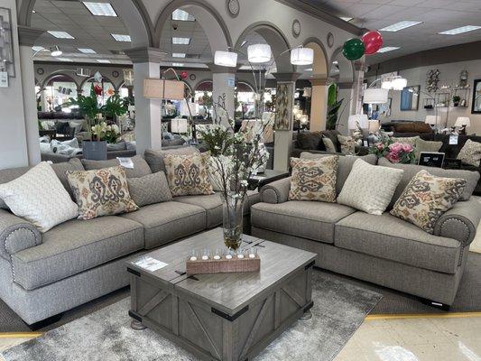 Sofa and Loveseat Set