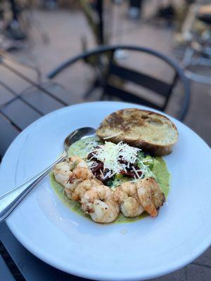 Gnocchi Al Cilantro w/Shrimp