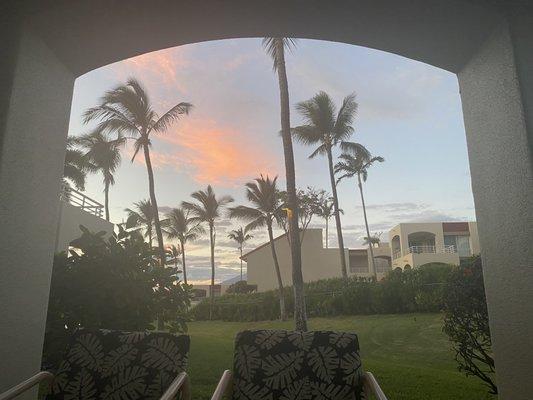 View from the lanai.