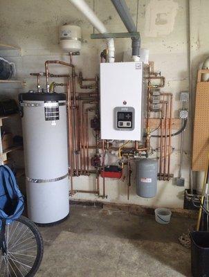 Triangle Tube boiler and 60 gallon Indirect Water Heater