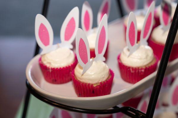 bunny cupcakes