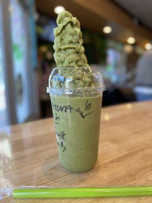 Large Matcha Smoothie, No Boba