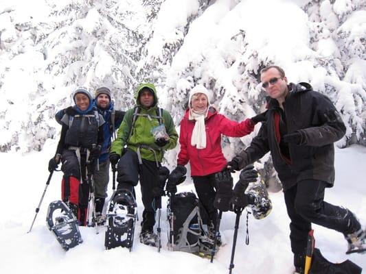 Snowshoeing in Lake Placid, Mt Marcy