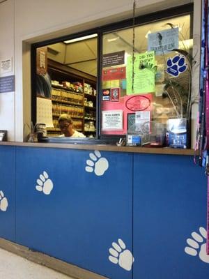 Reception desk