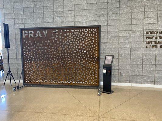 Prayer wall