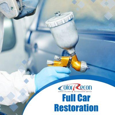 Color Recon offers full car restoration