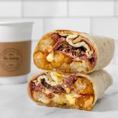 Pastrami Breakfast Burrito