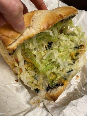 Veggie hoagie