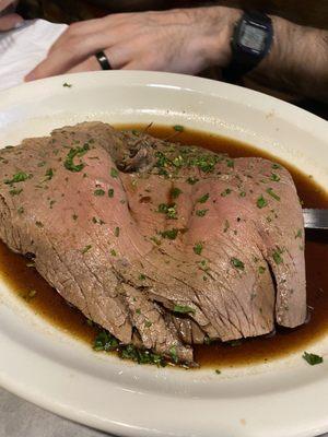 Roast beef au jus