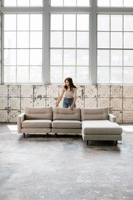 Logan Bi-Sectional Sofa by Gus Modern in the Sage Interiors gallery.