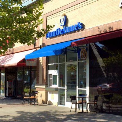 Restaurant Exterior with Outdoor Seating