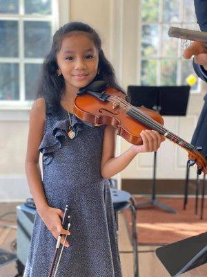 Our fun, friendly instructors help children of all ages learn violin!