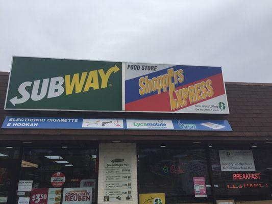 Subway sandwiches and C-store