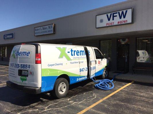 Supporting our Vet Libertyville, IL doing carpet cleaning