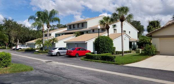 Exterior Painting of The Carriage Homes @ The Inlets in Nokomis, Florida.