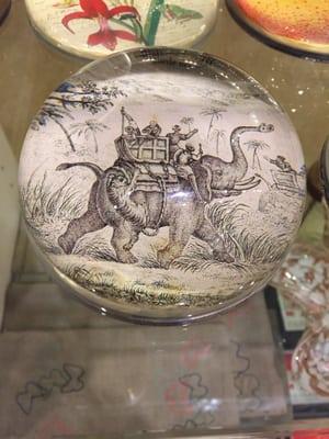 Elephant paperweight