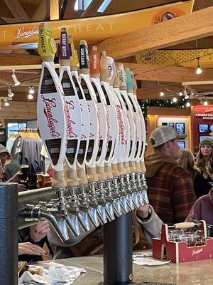 The tap room inside the lodge.