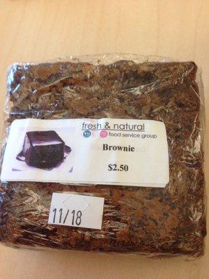 Brownie $2.74...