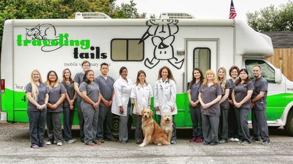 Traveling Tails Veterinary team