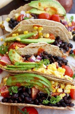 Quinoa & Black bean soft Tacos