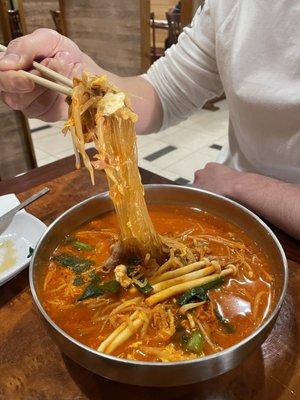 Yukgaejang, spicy beef soup