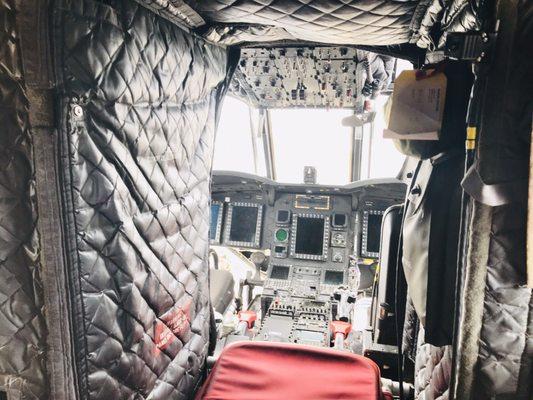 Monday, 2 September 2019 (Labour Day) - inside a United States Army Plane.