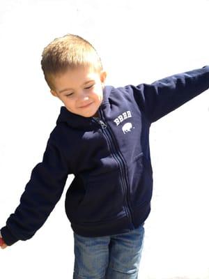 Our Top Selling Holiday Gift!  Infant Toddler Hoodies & Hoodie Sets.  Navy, Raspberry or Grey.