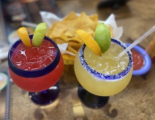 Strawberry and Lime Margaritas