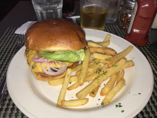 Cheeseburger - Not bad, patty was a little small but well cooked as were the fries.