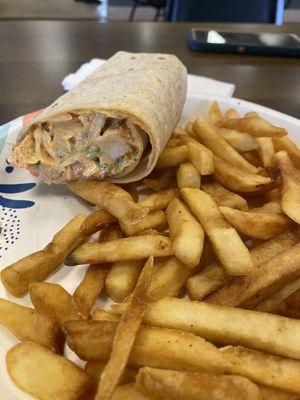 Buffalo chicken wrap