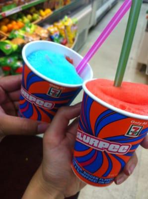 Slurp slurp. Happy 7/11! 7.11oz slurpees.