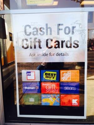 Cash for gift cards