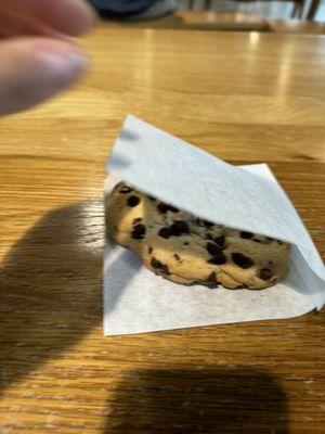 Vegan choc chip cookie $5