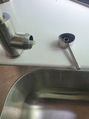 Broken sink handle