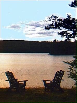 This is White Oak Pond in New Hampshire. It's where our story begins.