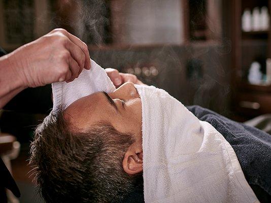 ROAD RECOVERY FACIAL - Relaxing hot-towel prep with essential oils, deep cleansing toning treatment, and moisturizing massage.