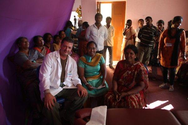 Dr. Harris on a mission in India