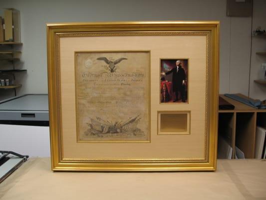 Original George Washington Signed document as President