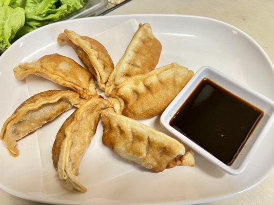 Pork potstickers