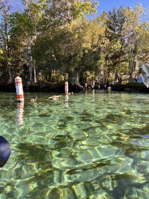 Near Three Sisters-  look at this crystal clear water!