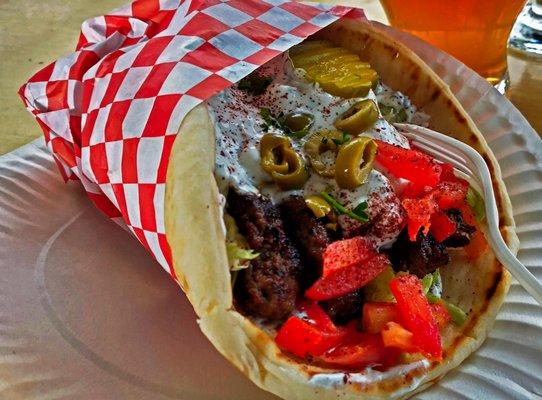 Kabab gyro - a nice addition to other traditional fillings