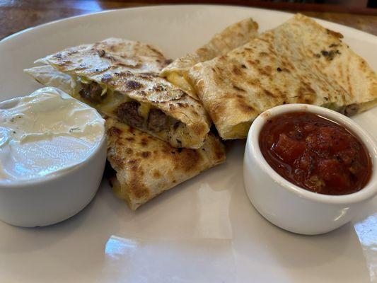 Steak Chimichurri Quesadilla