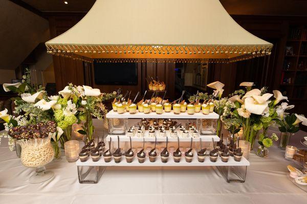 Elegant Assorted Dessert Display